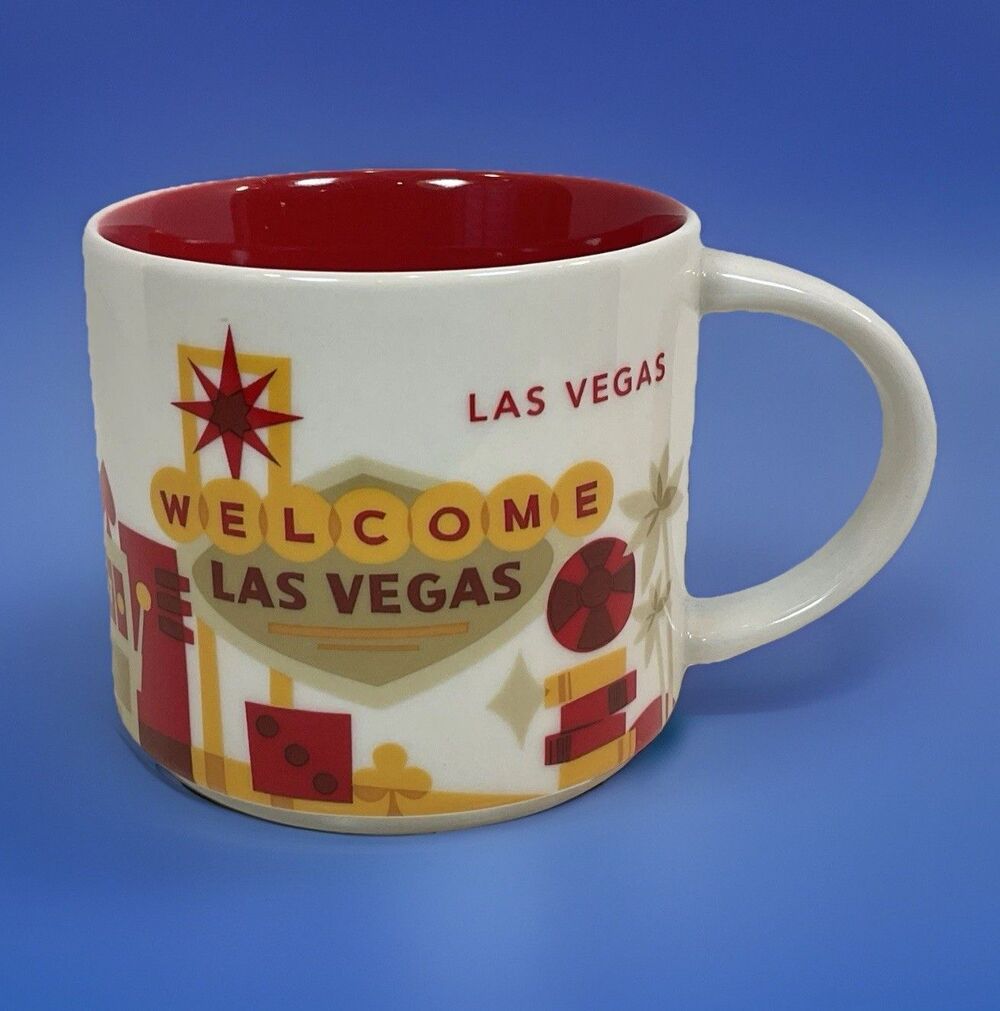 Starbucks LAS VEGAS Colorado You Are Here Collector Coffee Cup Mug 14 oz